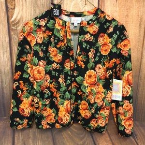 Gorgeous floral girls jacket